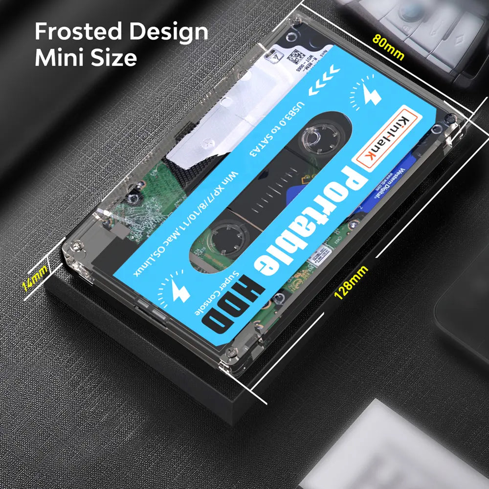 Experience Nostalgia with the KINHANK 500G Retro Gaming HDD - Over 100,000 Games & 70 Emulators Ready to Play!