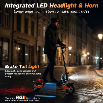 Experience the Thrill of the G67 Adult Electric Scooter - 800W Power, 31MPH Speed, and 30-Mile Range for Unmatched Off-Road Adventures!