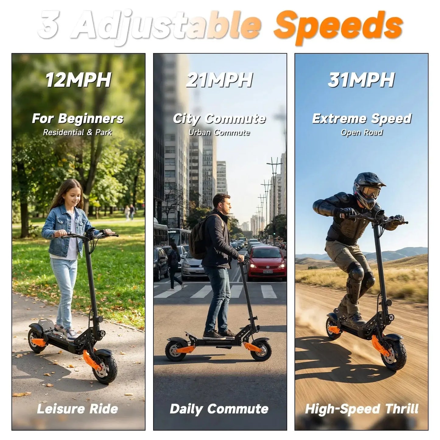 Experience the Thrill of the G67 Adult Electric Scooter - 800W Power, 31MPH Speed, and 30-Mile Range for Unmatched Off-Road Adventures!