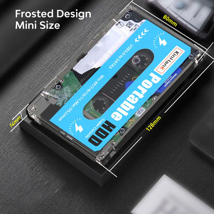 Experience Nostalgia with the KINHANK 500G Retro Gaming HDD - Over 100,000 Games & 70 Emulators Ready to Play!