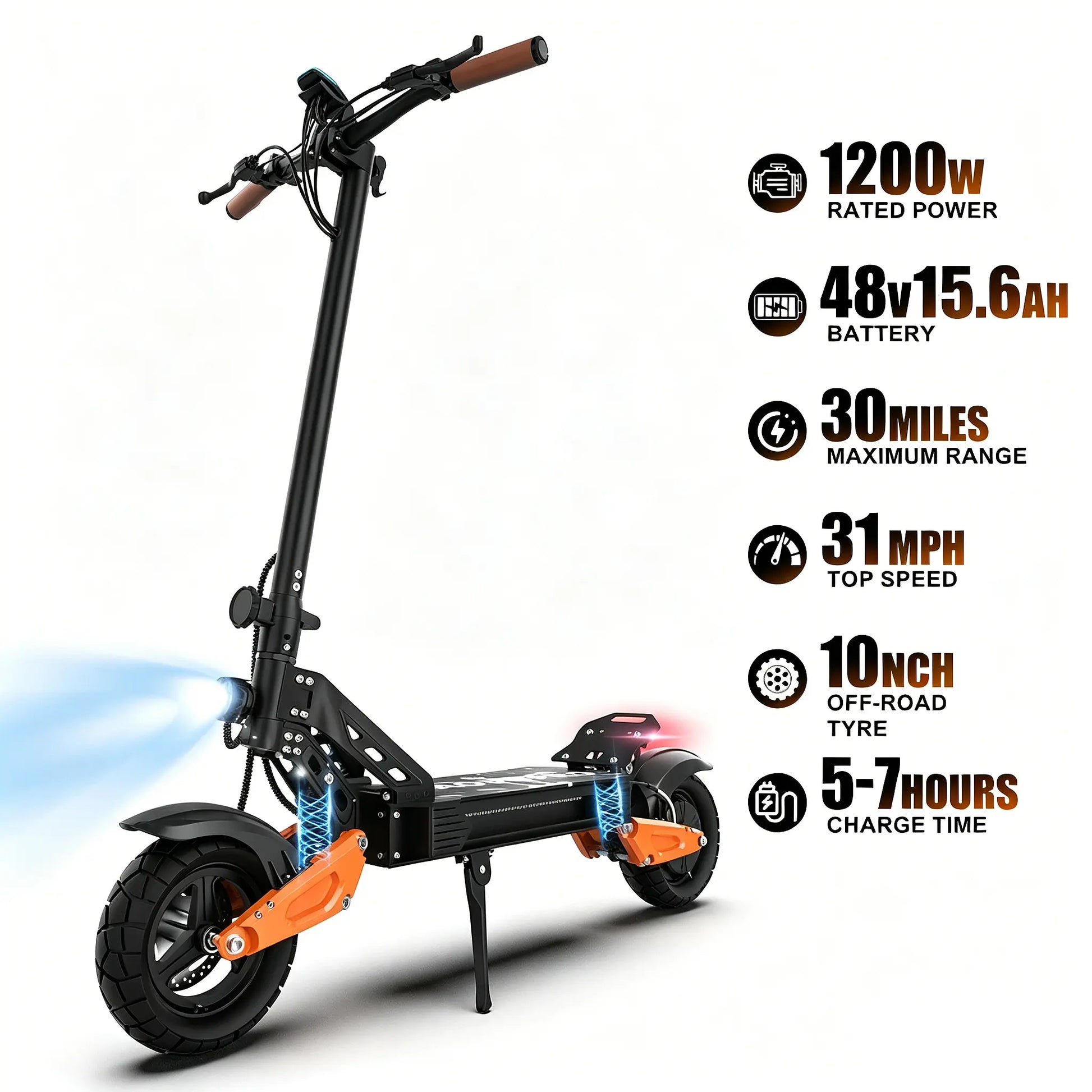 Experience the Thrill of the G67 Adult Electric Scooter - 800W Power, 31MPH Speed, and 30-Mile Range for Unmatched Off-Road Adventures!