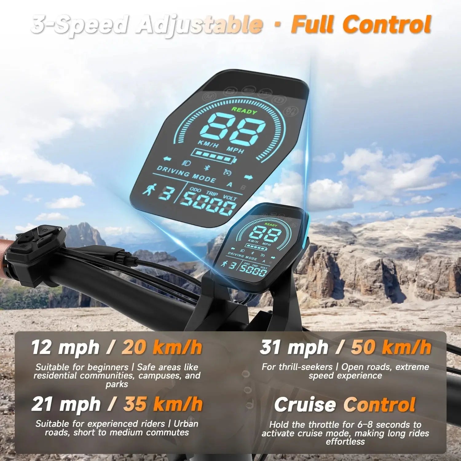 Experience the Thrill of the G67 Adult Electric Scooter - 800W Power, 31MPH Speed, and 30-Mile Range for Unmatched Off-Road Adventures!